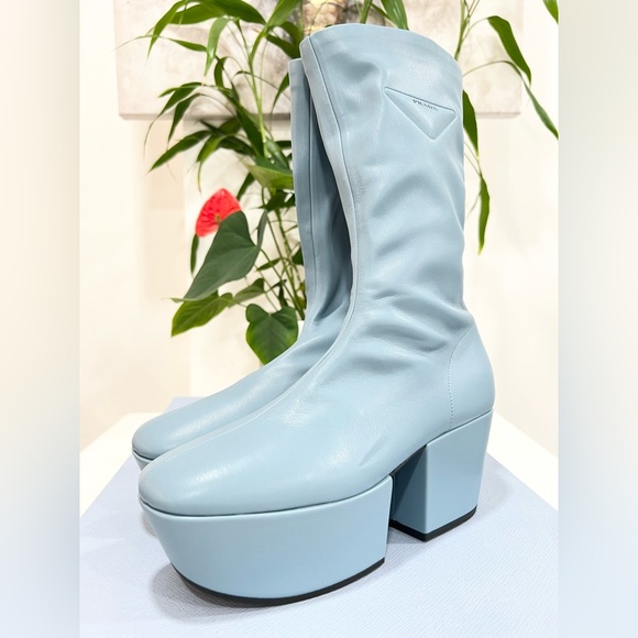 PRADA Platform Pull On Boots - Picture 7 of 14